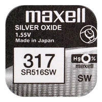 Maxell 317 SR516SW Silber Knopfzelle 1,55 V - MIZO.at