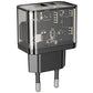 Hoco N34 20W Dual Ladegerät USB-A + USB-C QC3.0 PD Transparent - MIZO.at