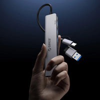 Orico YSA2-U3 7-Port USB Hub Docking Station – Gray - MIZO.at