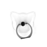 Ring Holder Cat Shape | Transparent, 360°, Universal Griff - MIZO.at