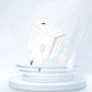 Dudao A28 GaN 45W USB-C Wandladegerät Weiß PD/QC 3.0 - MIZO.at