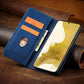 Galaxy S23 Magnet Fancy Wallet Case – Flipcover Blau, Kartenfach & Stand - MIZO.at