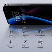 Benks Ultra Shield Privacy Glass for iPhone 15 Plus/14 Pro Max - MIZO.at