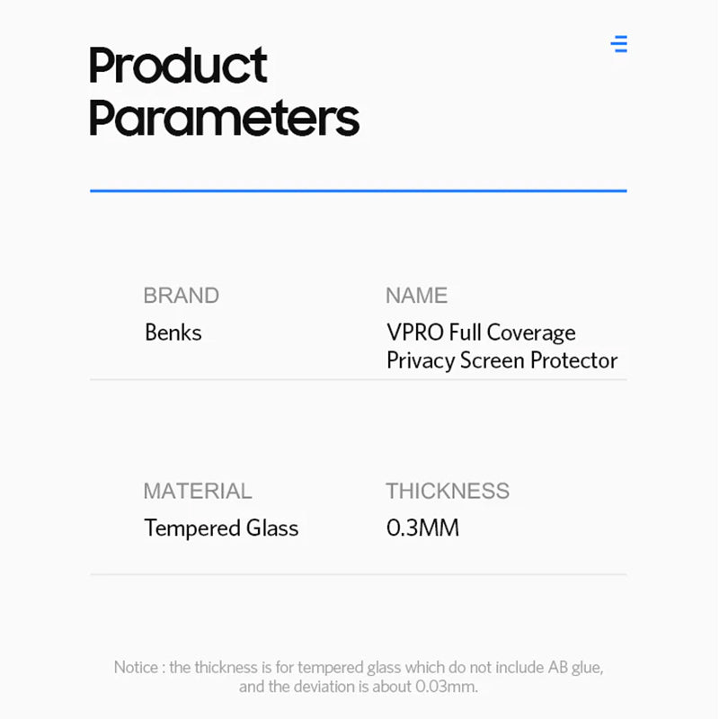 Benks Ultra Shield Privacy Glass for iPhone 15 Plus/14 Pro Max - MIZO.at