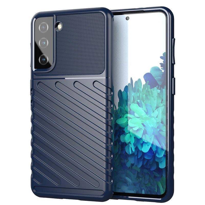 Samsung Galaxy S23 Thunder Armored Case | Rugged Blue Protection - MIZO.at