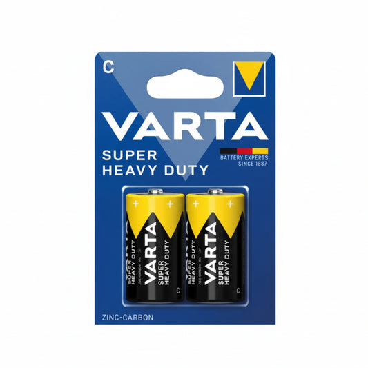 Varta Superlife R14/C Zink-Kohle Batterien 2er Pack - MIZO.at