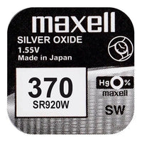 Maxell 370 SR920W Silber Knopfzelle 1,55 V - MIZO.at