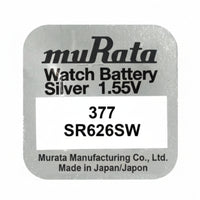 Murata 377 SR626SW Silber Knopfzelle 1,55 V - MIZO.at