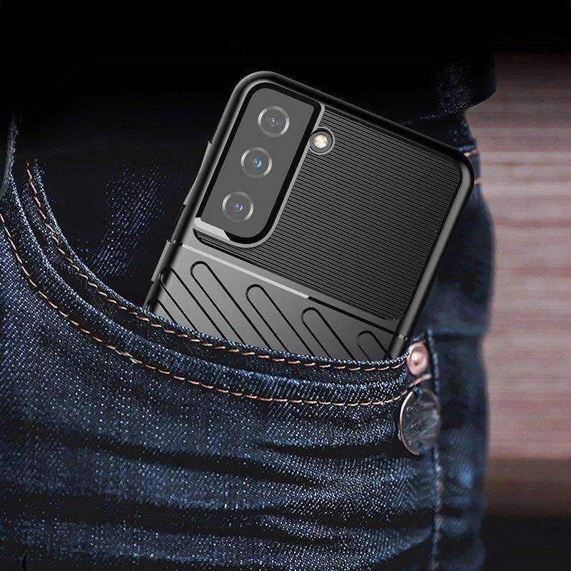 Samsung Galaxy S23 Thunder Armored Case | Rugged Blue Protection - MIZO.at