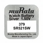 Murata 379 SR521SW Silber Knopfzelle 1,55 V - MIZO.at