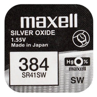 Maxell 384 SR41SW Silber Knopfzelle 1,55 V - MIZO.at