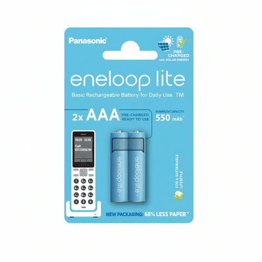Panasonic Eneloop Lite AAA 550mAh Akku 2er Pack