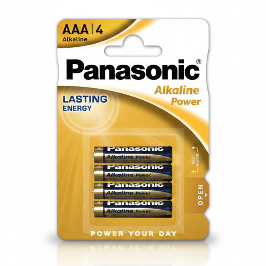 AAA Batterie 1.5V LR03 Micro Alkaline 4er Pack Panasonic