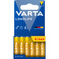 VARTA Longlife AAA LR03 1,5V Alkaline-Batterien – 6er Pack