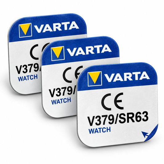 VARTA 379 SR521SW 1,55V Silberoxid Knopfzellen – 3er Pack