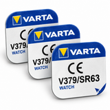 VARTA 379 SR521SW 1,55V Silberoxid Knopfzellen – 3er Pack