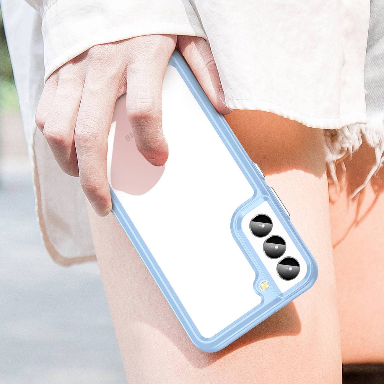 Samsung Galaxy S23 Outer Space Case | Blue Hybrid Protection - MIZO.at