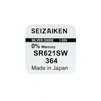 Seizaiken SEIKO 364 SR621SW Silberoxid Uhrbatterie - MIZO.at