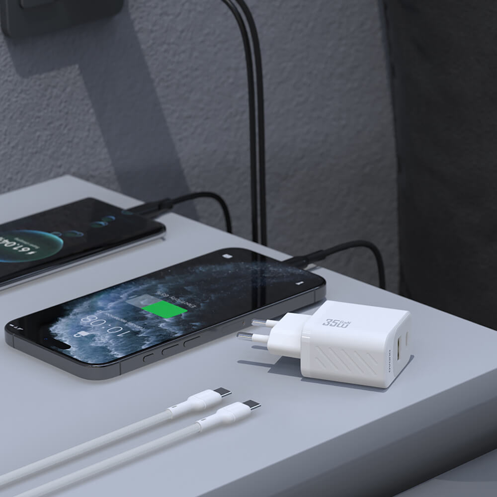 Dudao A27 Max 35W GaN Schnellladegerät USB-C Weiß - MIZO.at