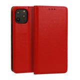 Samsung Galaxy A35 Holster-Case Rot | Querformat & Leder - MIZO.at