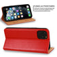 Samsung Galaxy A35 Holster-Case Rot | Querformat & Leder - MIZO.at