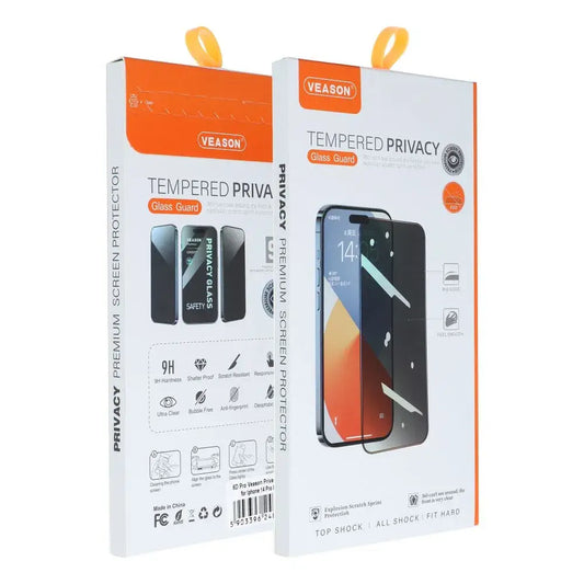 6D Pro Veason Privacy Glass for iPhone 14 Pro Max – Black - MIZO.at