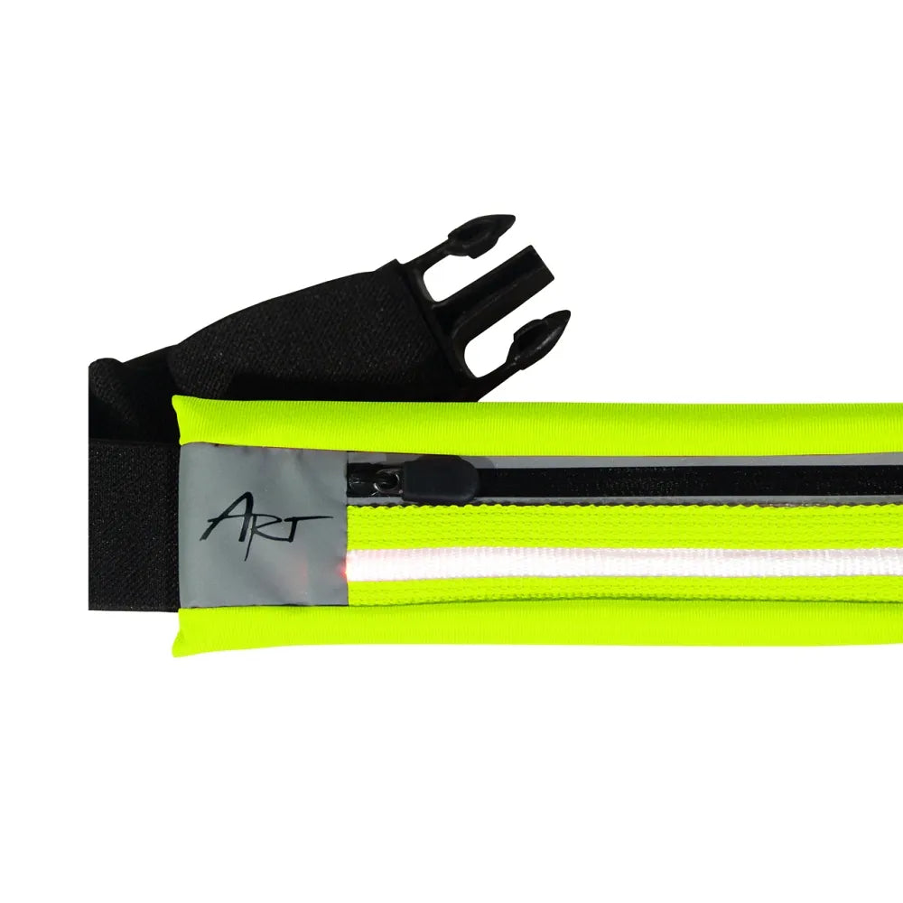 Art APS-01G Sport Belt mit Tasche und Licht Grün