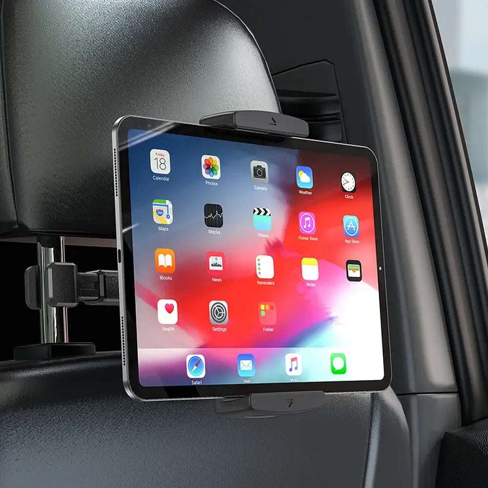 HOCO CA121 Car Headrest Holder (4.7"-12.9") | Black - MIZO.at