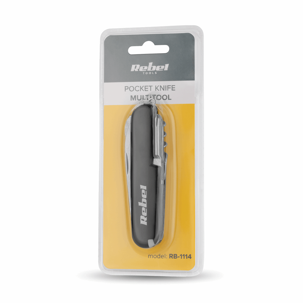 Multitool Taschenmesser 15 Funktionen Rebel RB-1114 - MIZO.at