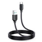 USB-Type-C Kabel, 1 m Schwarz – 3A Schnellladen & 480 Mbps Datenübertragung - MIZO.at