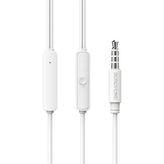 Borofone BM36 Acura Headphones with Microphone | White - MIZO.at