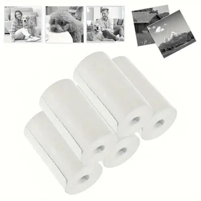 Thermal paper rolls 5-pack 57 mm x 30 mm for mini printers 