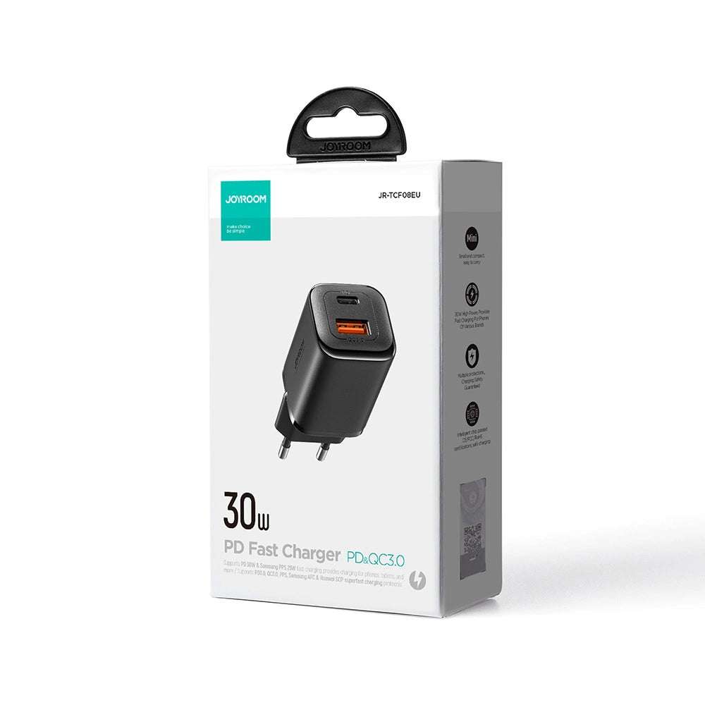 Joyroom 30W Fast Charger | PD3.0, QC3.0, PPS, AFC Compatibility - MIZO.at