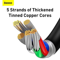 iPhone Ladekabel USB C auf Lightning 20W Schnellladen 1 m Baseus Schwarz