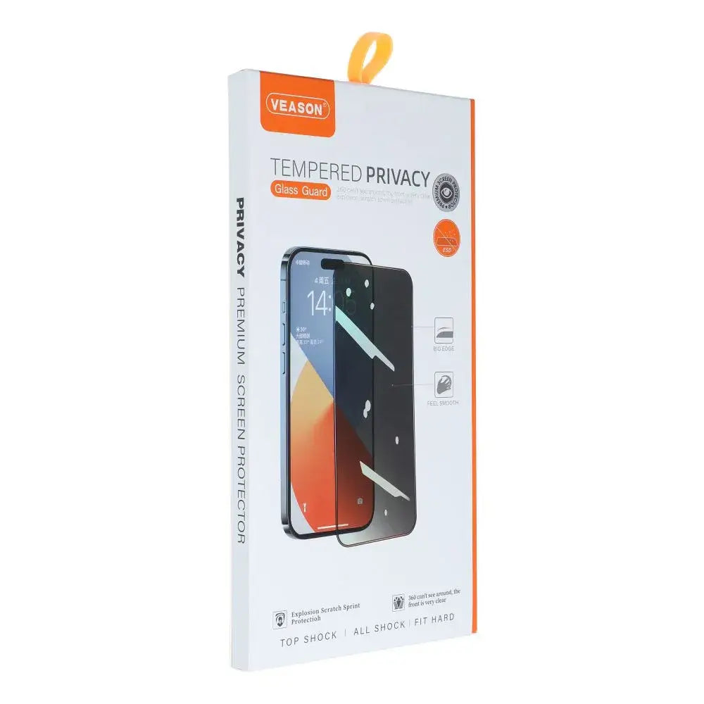 6D Pro Veason Privacy Glass for iPhone 14 Pro Max – Black - MIZO.at