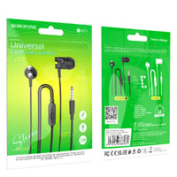 Borofone BM72 Majestic White Headphones | Wired, 3.5mm Jack - MIZO.at