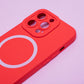 MagSafe Silikon Hülle iPhone 14 Pro Max | Rot Matt TPU - MIZO.at