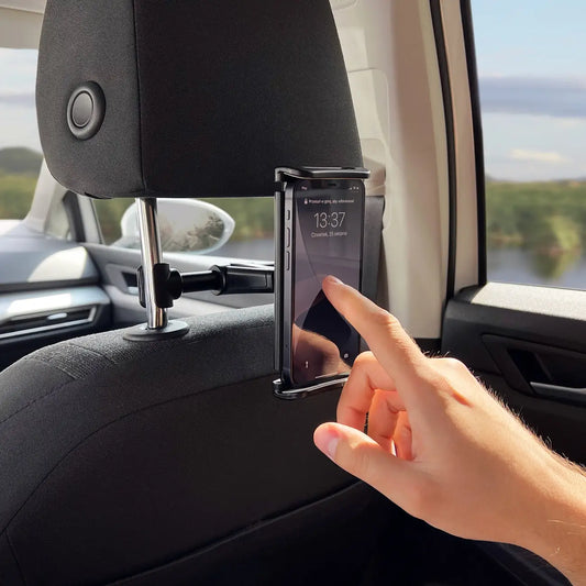 2-in-1 Car Headrest Phone Mount | Wozinsky Holder with Hanger - MIZO.at