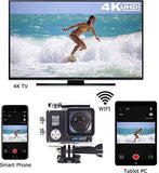 Action Cam 4K WiFi 16MP | Wasserdicht 30M, 170° Weitwinkel - MIZO.at