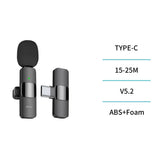 Unico Wireless Lavalier-Mikrofon Streaming – Lightning & Type-C Schwarz - MIZO.at