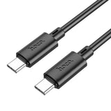 Hoco X88 USB-C zu USB-C Kabel 1m 60W 3A Schwarz - MIZO.at
