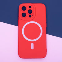 MagSafe Silicone Case iPhone 14 Pro Max | Red Matte TPU - MIZO.at
