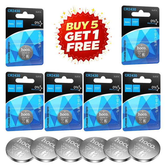 5+1 GRATIS – HOCO CR2430 Lithium Batterie 6er Pack