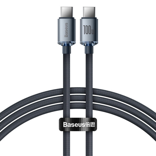 USB C Kabel 100W Schnellladekabel USB C auf USB C 1,2 m Baseus - MIZO.at