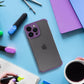 iPhone 15 Plus Mini Bumpers Case Dunkelviolett – Kamera- & Kantenschutz - MIZO.at