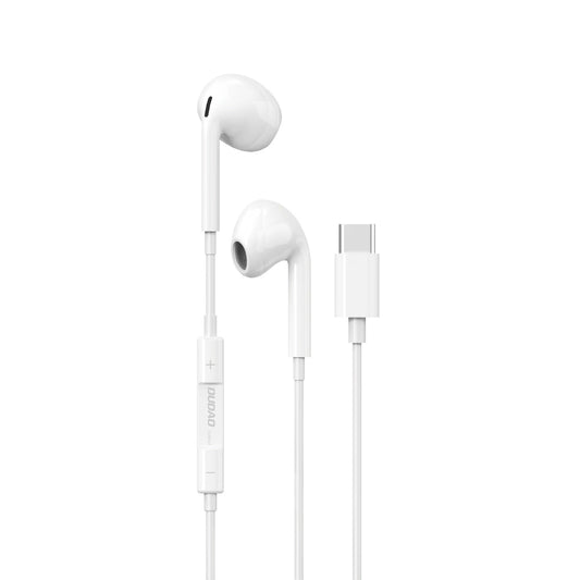 Dudao X14Pro T USB-C Earphones | White In-Ear Headphones - MIZO.at