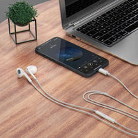 Dudao X14Pro T USB-C Earphones | White In-Ear Headphones - MIZO.at