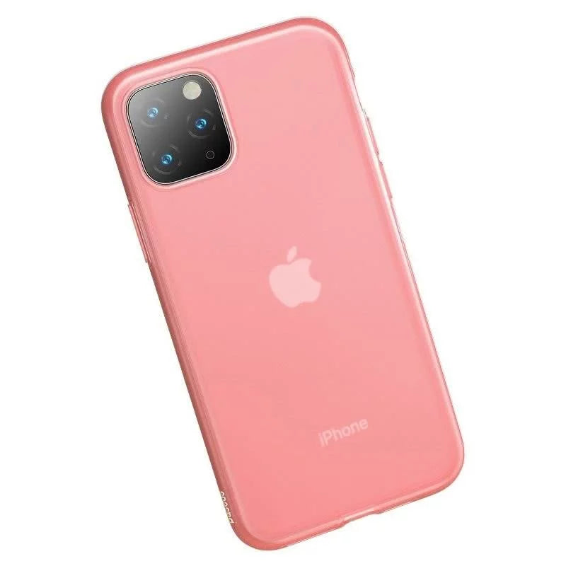 iPhone 11 Pro Case | Jelly Liquid Silica Gel (Transparent Red) - MIZO.at