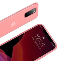 iPhone 11 Pro Case | Jelly Liquid Silica Gel (Transparent Red) - MIZO.at
