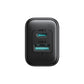 Joyroom JR-TCF13 25W USB-C/USB-A Ladegerät Schwarz Dual-Port PD/QC - MIZO.at